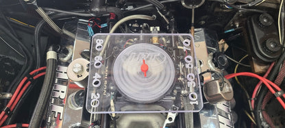 Throttle body cover with spark plug tray